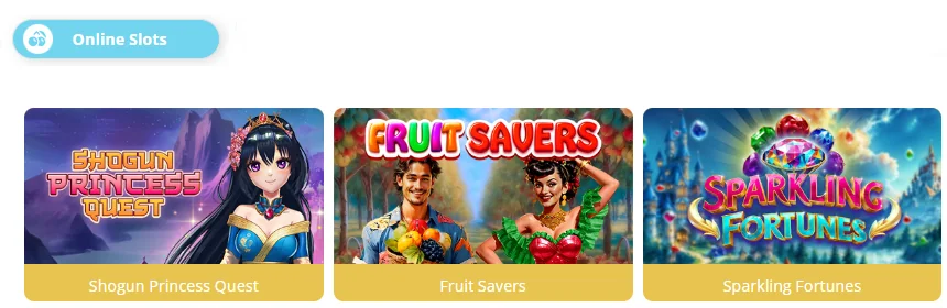 Silver Oak Casino online games