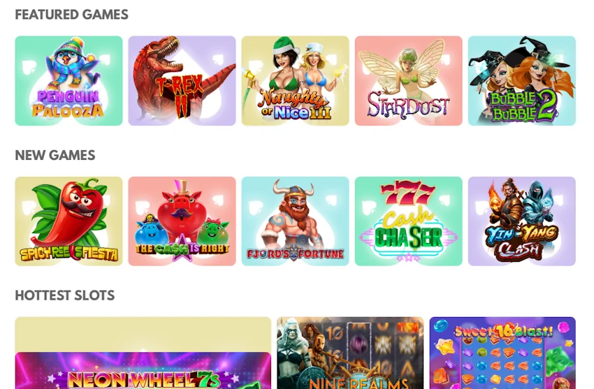 Silver Oak Casino games